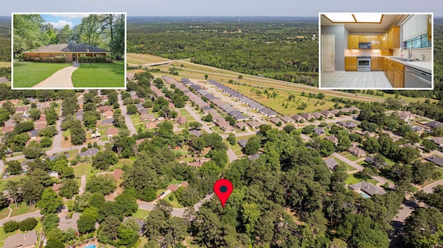 9211 Elm Tree Cir, Tyler, TX 75703 - aerial view
