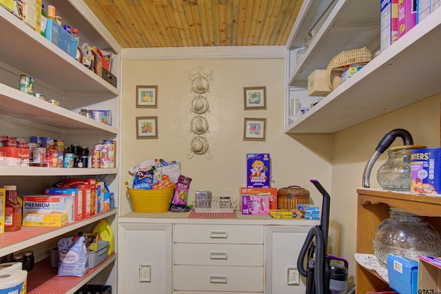 view of pantry