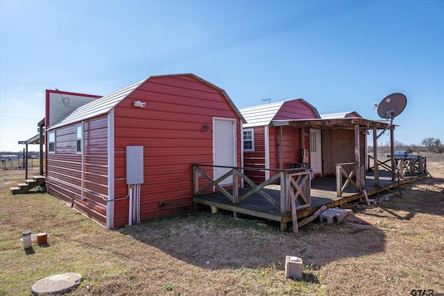 view of outdoor structure