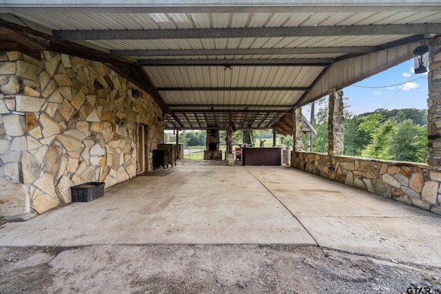 2711 N Fm 250, Hughes Springs, TX 75656 - view of car parking featuring an attached carport