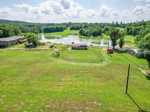 2711 N Fm 250, Hughes Springs, TX 75656 - overview of rural landscape with a nearby body of water