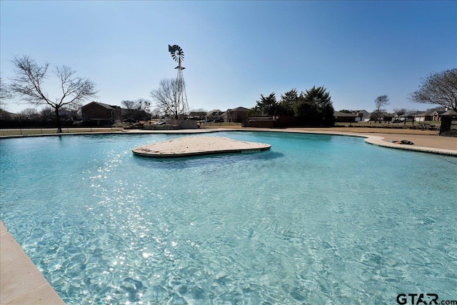 view of pool