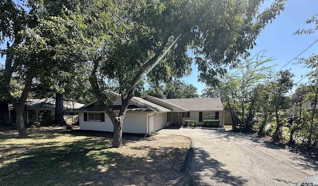 view of ranch-style home