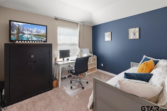 17127 Meadowview Ln, Lindale, TX 75771 - office with carpet floors and lofted ceiling