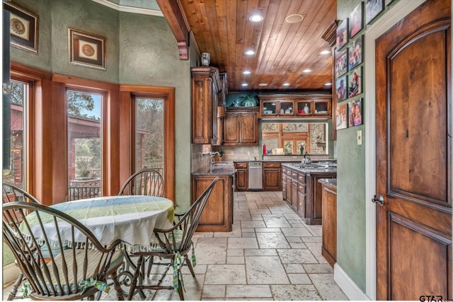 kitchen with dishwasher and sink