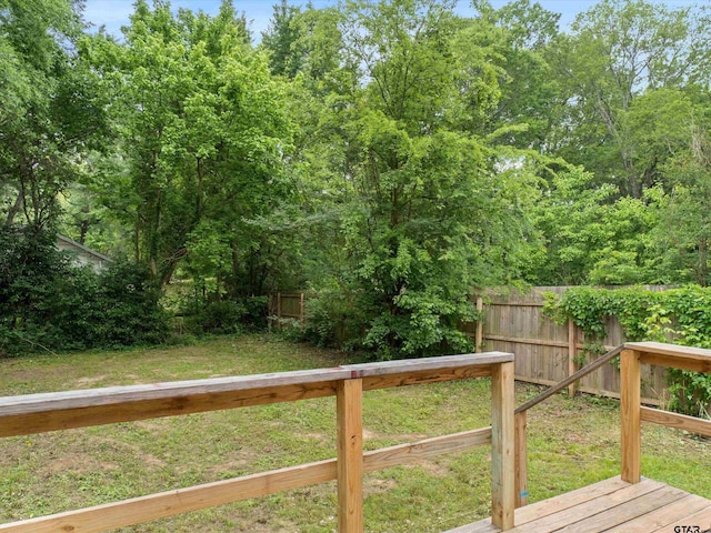 509 Clark St, Gilmer, TX 75644 - view of wooden deck
