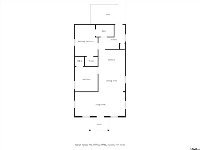 509 Clark St, Gilmer, TX 75644 - view of room layout