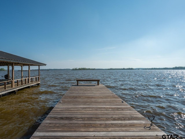 22090 Sportsmans Dr, Chandler, TX 75758 - dock featuring a water view