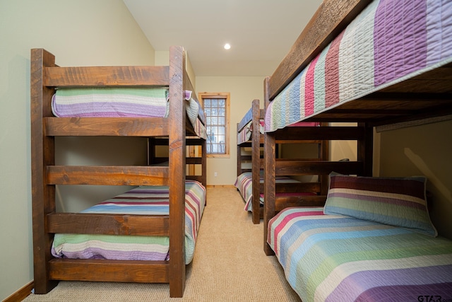 1584 Charlya Dr, Scroggins, TX 75480 - carpeted bedroom with baseboards and recessed lighting