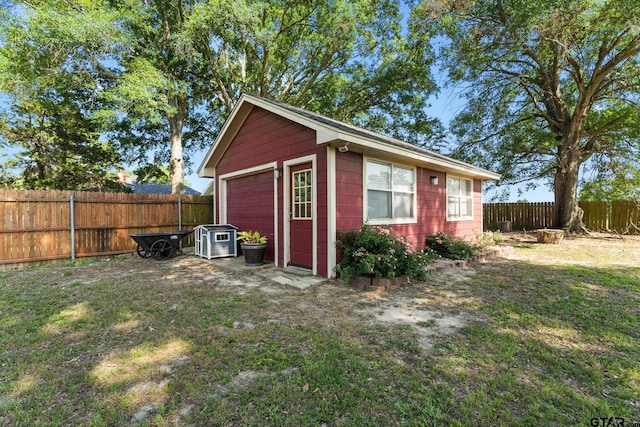 10769 Indigo Ln, Flint, TX 75762 - view of outbuilding featuring a fenced backyard
