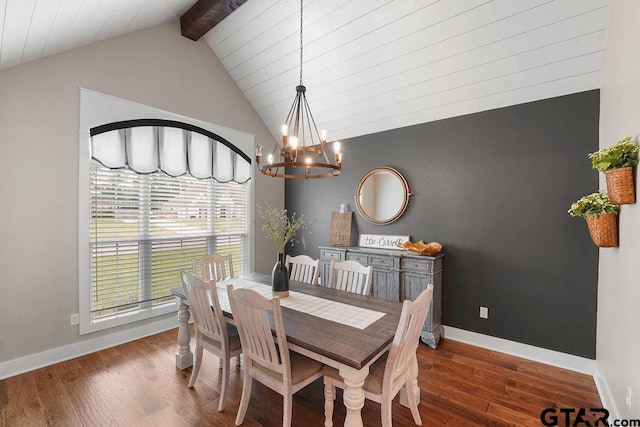 429 Coventry, Bullard, TX 75757 - dining area with a chandelier, wood finished floors, and baseboards