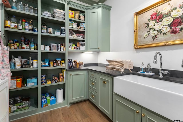 pantry featuring sink