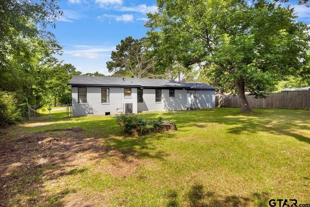 106 Peterson Pl, Longview, TX 75602 - back of house with a fenced backyard