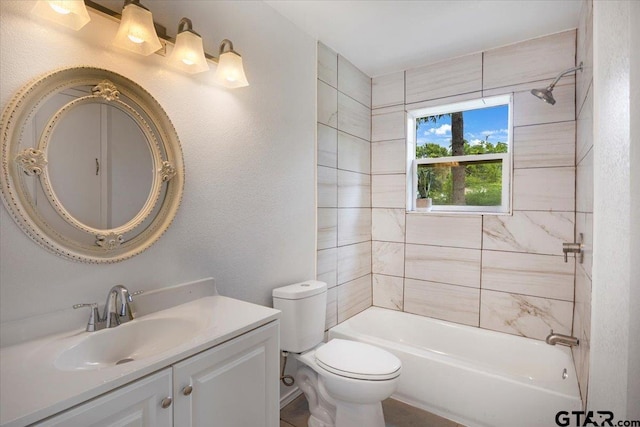 106 Peterson Pl, Longview, TX 75602 - bathroom with vanity and washtub / shower combination
