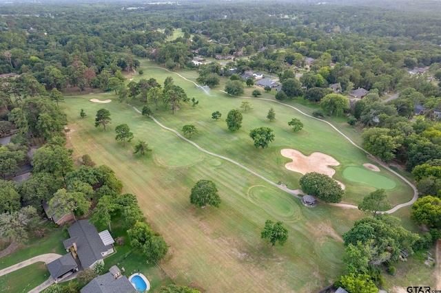 1510 Hideaway Ln W, Hideaway, TX 75771 - aerial overview of property's location featuring a golf club