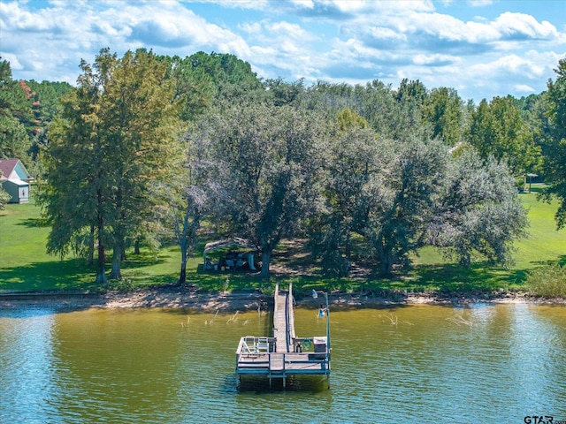 2222 County Road 1570, Alba, TX 75410 - dock featuring a water view