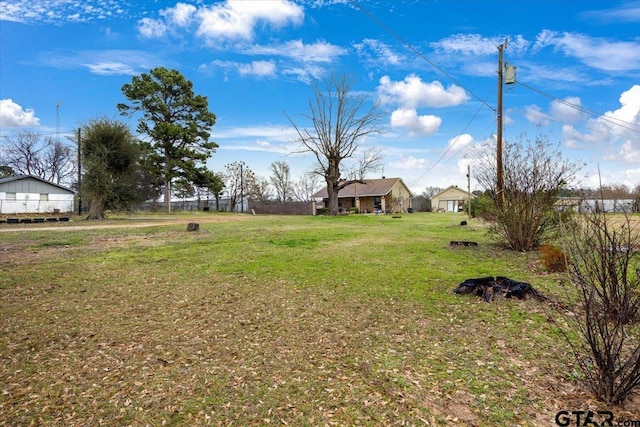 view of yard