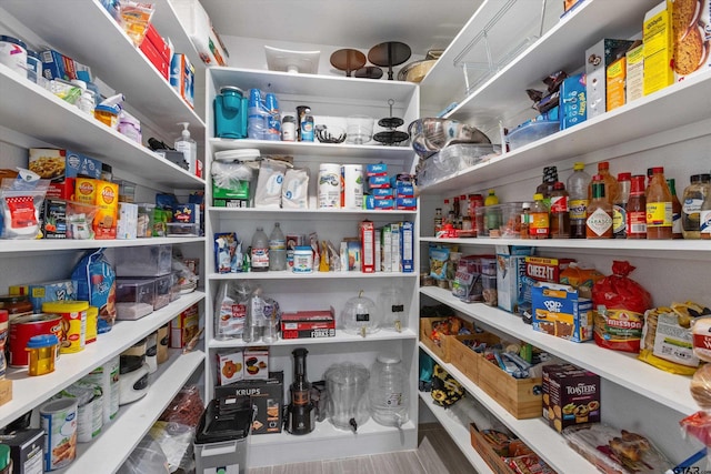 view of pantry