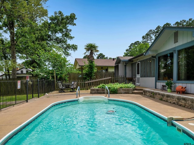 1915 Big Eddy Cir, Chandler, TX 75758 - view of pool with a patio and fence