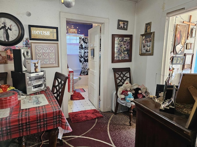 view of dining room