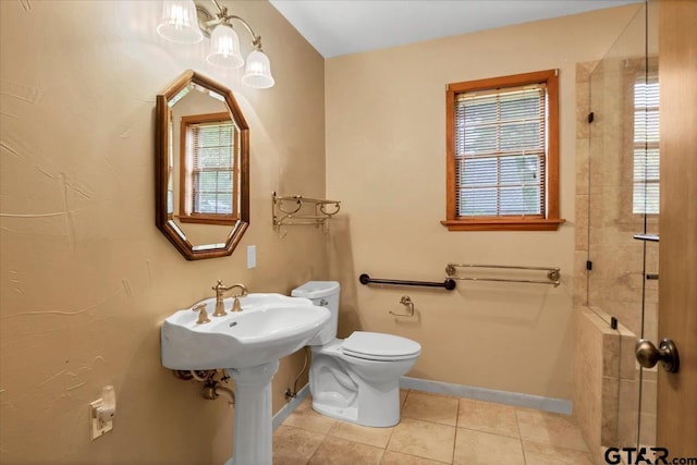 23424BAYSIDE Bay Side Dr, Bullard, TX 75757 - full bathroom with tile patterned flooring and a shower