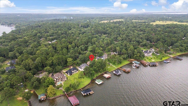 23424BAYSIDE Bay Side Dr, Bullard, TX 75757 - aerial overview of property's location featuring a nearby body of water