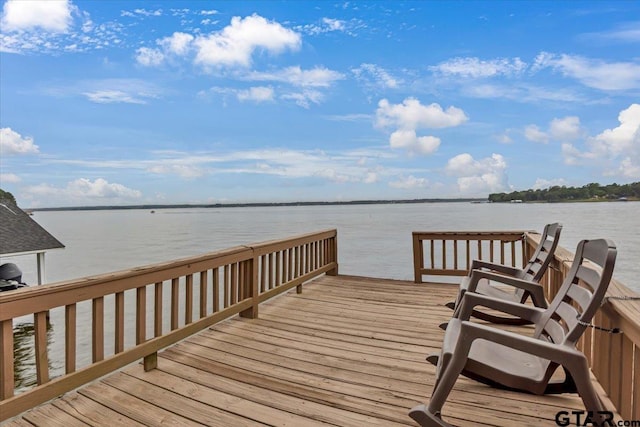 23424BAYSIDE Bay Side Dr, Bullard, TX 75757 - dock featuring a water view