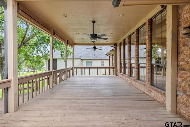 23424BAYSIDE Bay Side Dr, Bullard, TX 75757 - deck featuring ceiling fan