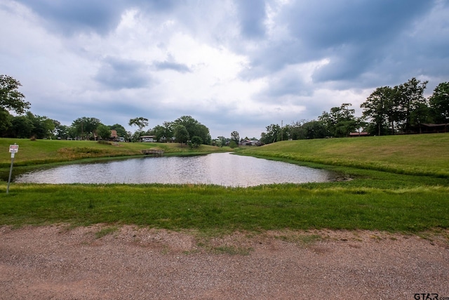 view of water feature