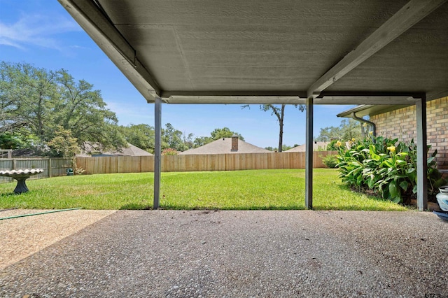 608 Meadow Crk, Tyler, TX 75703 - fenced backyard featuring a patio area