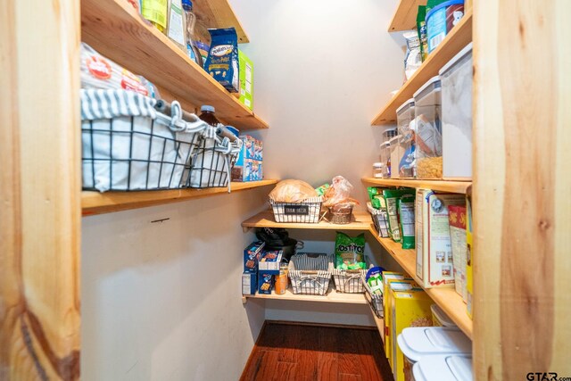 view of storage area