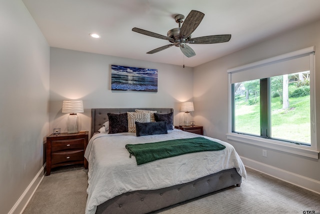 16822 Perry St, Tyler, TX 75707 - carpeted bedroom with ceiling fan and recessed lighting