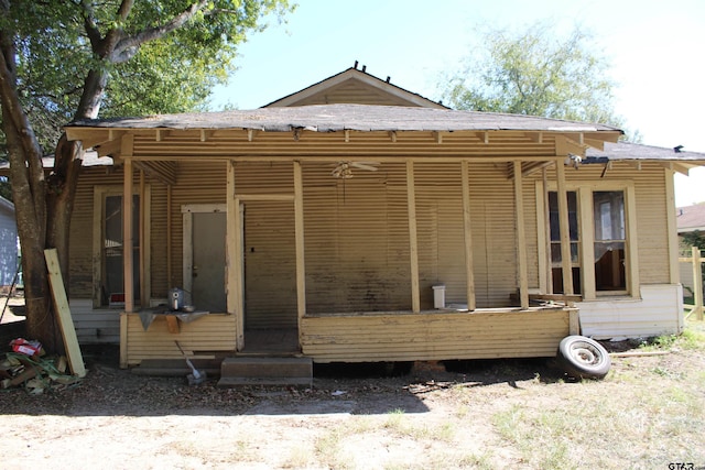 view of rear view of house