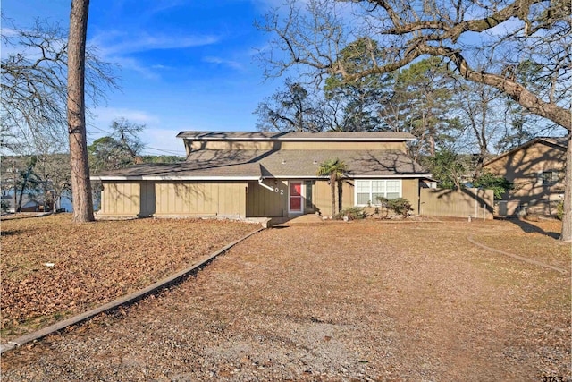 view of rear view of house