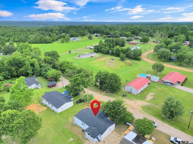 441 N Hill, Tyler, TX 75706 - drone / aerial view of a heavily wooded area