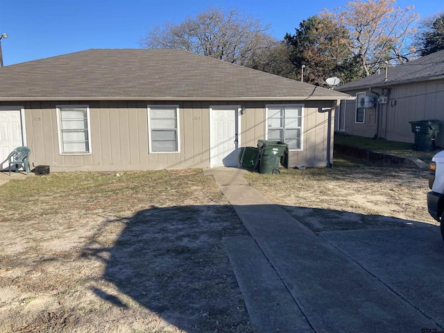 view of rear view of property