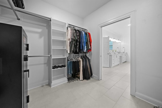 4132 Palo Pinto Creek Cir, Tyler, TX 75703 - walk in closet with tile patterned flooring