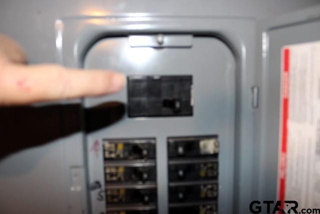 307 Lowry St, Arp, TX 75750 - detailed view of electric panel