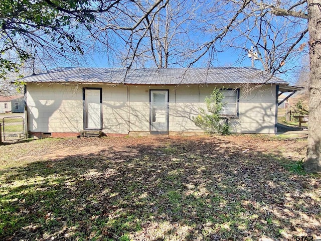 view of rear view of house