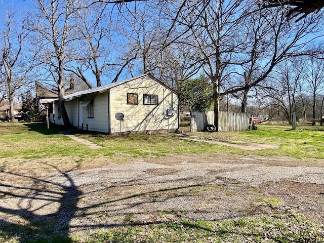 view of side of property