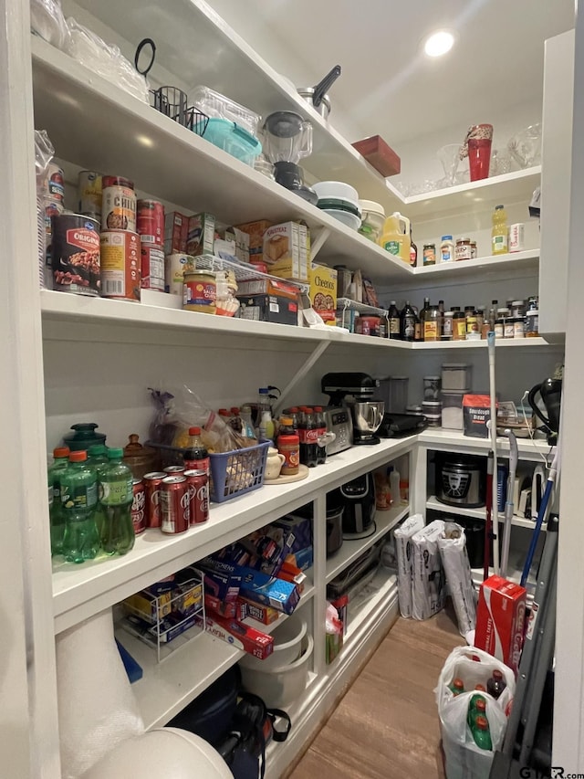 view of pantry