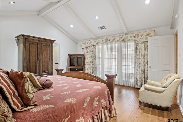 205 Turnberry Cir, Mount Pleasant, TX 75455 - bedroom featuring wood-type flooring and recessed lighting