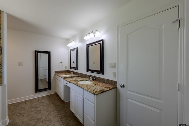 2056 Balsam Gap, Tyler, TX 75703 - full bathroom featuring baseboards, a sink, and double vanity