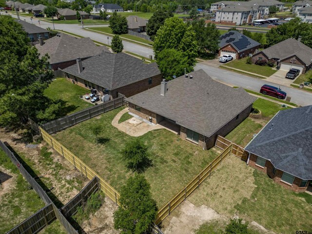2056 Balsam Gap, Tyler, TX 75703 - drone / aerial view featuring a residential view