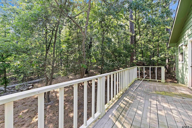 149 Primrose Path, Hawkins, TX 75765 - view of wooden terrace