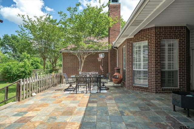 1807 Mill Creek Rd, Canton, TX 75103 - view of patio / terrace with outdoor dining space