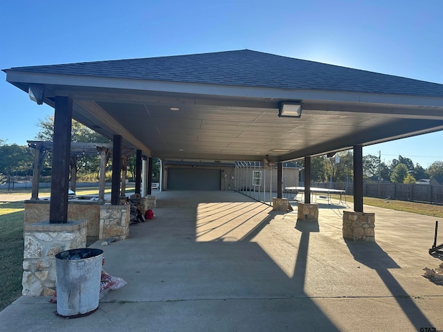 exterior space with a patio