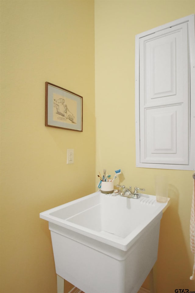bathroom with a sink