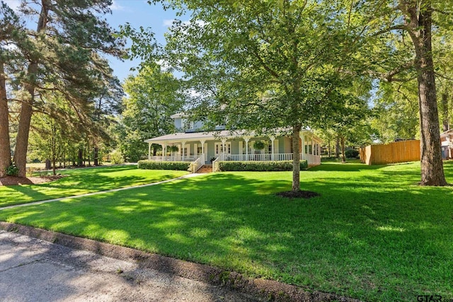 408 E Forest Dr, White Oak, TX 75693 - view of front of property featuring a porch