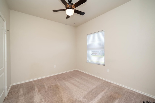 1439 Monterey Dr, Longview, TX 75601 - carpeted spare room featuring ceiling fan and baseboards